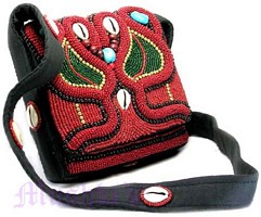 Cowery Beaded Fashion Bag - click here for large view